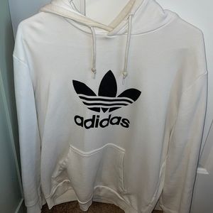 Men’s Medium White Adidas Sweatshirt